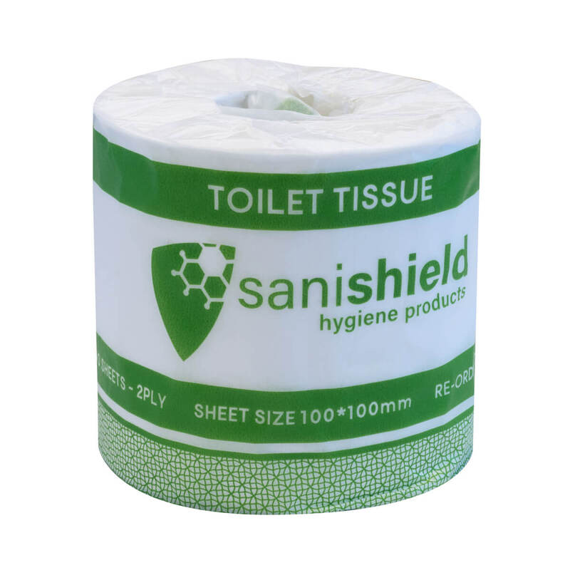 Sanishield Toilet Rolls, 2 Ply, 400 Sheet (48 rolls/ctn)