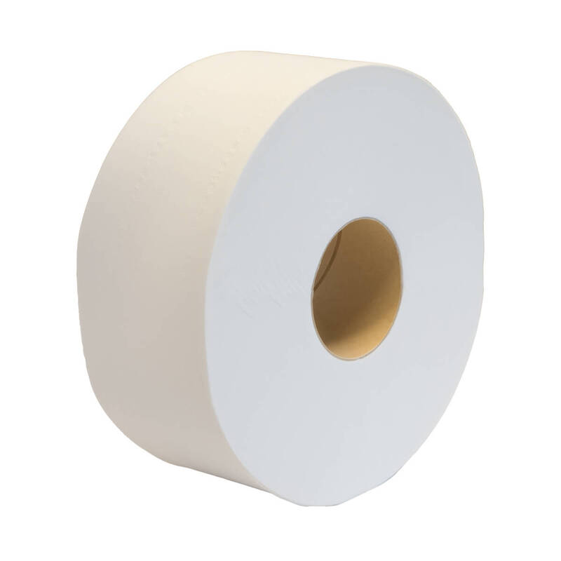 Sanishield Jumbo Toilet Rolls, 2 Ply, 90mm x 300m (8 rolls/carton)