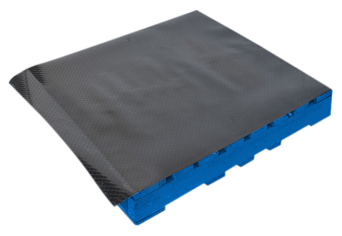 Plastic Pallet Slip Sheets, 1245 x 1092mm, Black