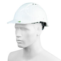 Honeywell Hard Hat, Vented with Ratchet Harness - White