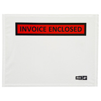 Invoice Enclosed Envelopes - Clear, 115mm x 150mm (1000/ctn)