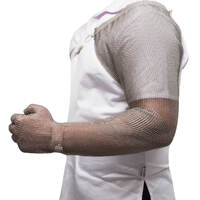 Manulatex Chain Mesh Sleeve, Shoulder Length with Spring - Left Hand