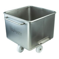 Stainless Steel Heavy Duty Universal Euro Bin, 200L