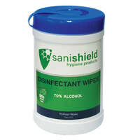 Sanishield Disinfectant Wipes 42 x 14cm 75 wipes / canister